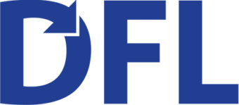 DFL HOME DELIVERY LOGO
